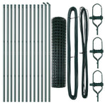 Euro Fence Ground Fix 25 x 1 m PVC-Coated Steel Green Mesh
