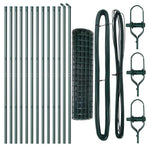 Euro Fence Ground Fix 25 x 1,2 m PVC-Coated Steel Green Mesh