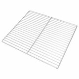 Grill Grate Silver 45 x 40 cm Stainless Steel - Front View