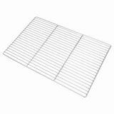 Grill Grate Silver 60 x 40 cm Stainless Steel - Front View