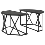 Coffee Table Black Oak 80 x 80 x 42 cm