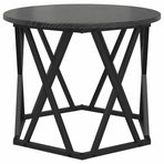 Nesting Side Table 3 pcs Black Oak 53 x 53 x 40 cm
