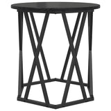 Coffee Table 2 pcs Black oak 50 x 50 x 50 cm - Rear View