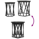 Coffee Table 2 pcs Black oak 50 x 50 x 50 cm - Extra Image