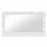 Vanity Mirror White 100 x 55 x 18 cm Glass and Engineered wood