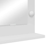 Vanity Mirror White 60 x 45 x 18 cm Glass and Engineered wood