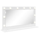 Vanity Mirror White 80 x 45 x 18 cm Glass and Engineered wood