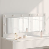 Vanity Mirror White 100 x 45 x 18 cm Glass and Engineered wood