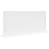 Vanity Mirror White 100 x 45 x 18 cm Glass and Engineered wood - Rear View