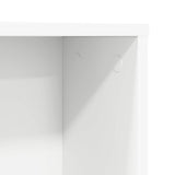 Desk with Shelf White 91 x 50 x 149 cm Engineered wood - Low Angle