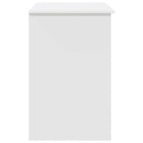 Desk with Drawer White 90 x 49 x 75 cm Engineered Wood