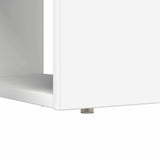Desk with Shelf White 113 x 54 x 120 cm Engineered Wood