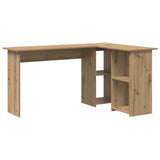 Desk Artisan Oak Engineered Wood 142 x 102 x 73 cm - Front View