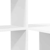 Desk with Shelf White 131,5 x 50 x 106,5 cm Engineered Wood