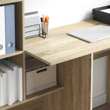 Desk Sonoma Oak 131,5 x 50 x 106,5 cm Engineered Wood