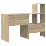 Desk Sonoma oak 131.5 x 50 x 106.5 cm Engineered wood - Close-Up Angle