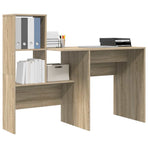 Desk Sonoma Oak Engineered Wood 131,5 x 50 x 106,5 cm