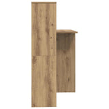 Desk Artisan oak 131.5 x 50 x 106.5 cm Engineered wood - Rear View