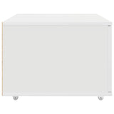Drawer Cabinet with Wheel White 55 x 45 x 31 cm