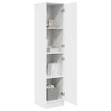Highboard White 35 x 39 x 168 cm - Side View