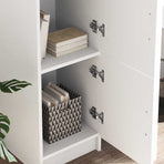 Highboard White 31.5 x 32 x 122.5 cm