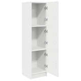 Highboard White 31.5 x 32 x 122.5 cm - 45-Degree Angle