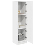 Highboard White 31.5 x 32 x 124 cm Engineered wood - Side View