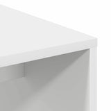 Desk with Shelf White 102 x 50 x 124 cm Engineered wood - Low Angle