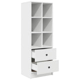 Highboard with Drawer White 45,5 x 34 x 127 cm - 45-Degree Angle
