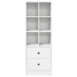 Highboard with Drawer White 45,5 x 34 x 127 cm - Rear View