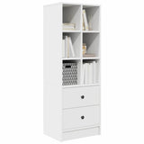 Highboard with Drawer White 45.5 x 34 x 127 cm Engineered wood - Side View