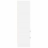Highboard with Drawer White 45,5 x 34 x 127 cm - Close-Up Angle