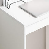 Desk White 60 x 40 x 76 cm - Top-Down View