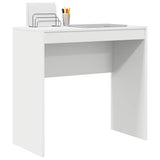 Desk Other White 80 x 40 x 76 cm Engineered wood - Side View