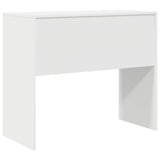 Desk Other White 90 x 40 x 76 cm Engineered wood - Close-Up Angle