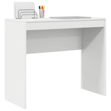 Desk White 90 x 40 x 76 cm - Side View