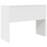 Desk Other White 100 x 40 x 76 cm Engineered wood - Close-Up Angle