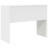 Desk White 100 x 40 x 76 cm - Close-Up Angle