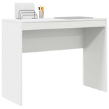 Desk Other White 100 x 40 x 76 cm Engineered wood - Side View