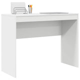 Desk White 100 x 40 x 76 cm - Side View
