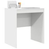 Desk White 70 x 50 x 76 cm - Side View