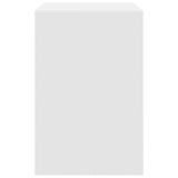 Desk White 70 x 50 x 76 cm - Rear View