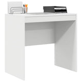 Desk Other White 80 x 50 x 76 cm Engineered wood - Side View