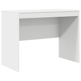 Desk White 100 x 50 x 76 cm - Front View