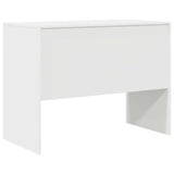 Desk White 100 x 50 x 76 cm - Close-Up Angle