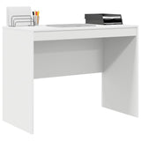 Desk White 100 x 50 x 76 cm - Side View