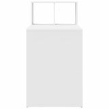Desk with Shelf White 108 x 55 x 103.5 cm Engineered Wood