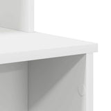 Desk with Drawer White 120,5 x 44 x 88,5 cm Engineered Wood