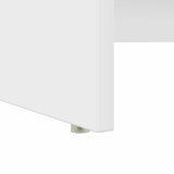 Desk with Storage White 120.5 x 44 x 88.5 cm Engineered Wood - Extra Image