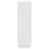 Desk with Shelf White 71.5 x 31.5 x 106.5 cm Engineered Wood